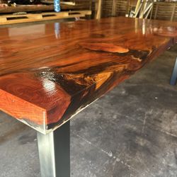 Stunning Redwood Dining Table 