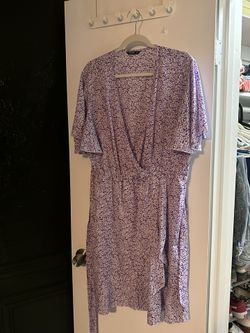 Floral Purple Dress SHEIN 3XL