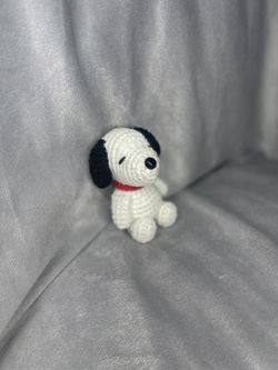 Snoopy Crochet Keychain