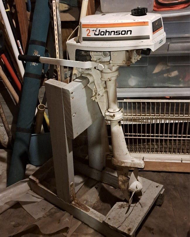 1978 Johnson Sea-Horse 2HP Outboard Motor Model 2R78R