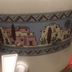 Ceramic Porcelain Huge Water Crock Dispenser 