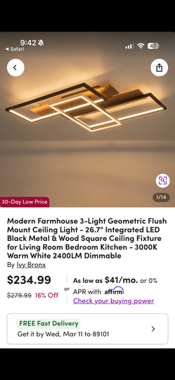 Modern Farmhouse 3-Light