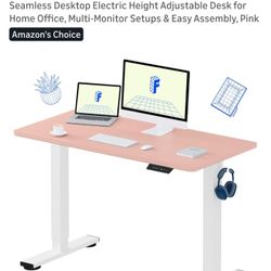 Adjustable Pink Desk 