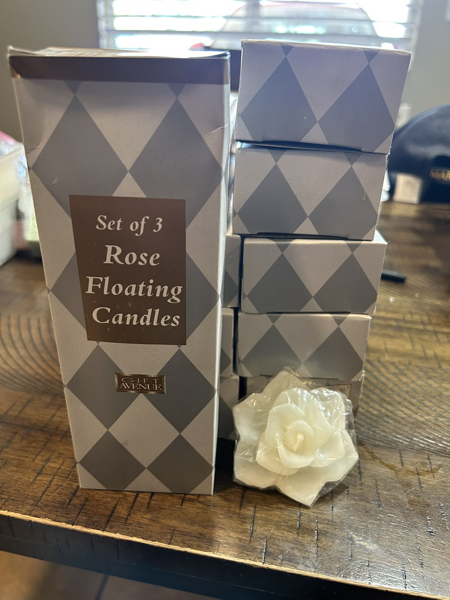 Floating Candles, Rose Shape (30 Count)