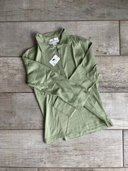 Antigua Shirt 3/4 Sleeve Length Size S