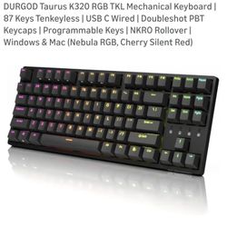 Durgod Taurus K320 Nebula TKL Mechanical Keyboard