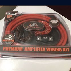 Elite Audio 0 Gauge Amplifier Wiring Kit Heavy Duty 