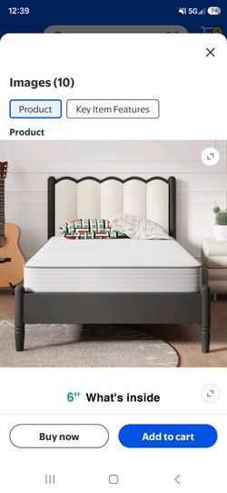 Twin mattress 6 inch