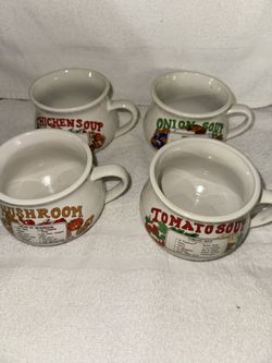 Decorative Soup Bowls Set Of 4
