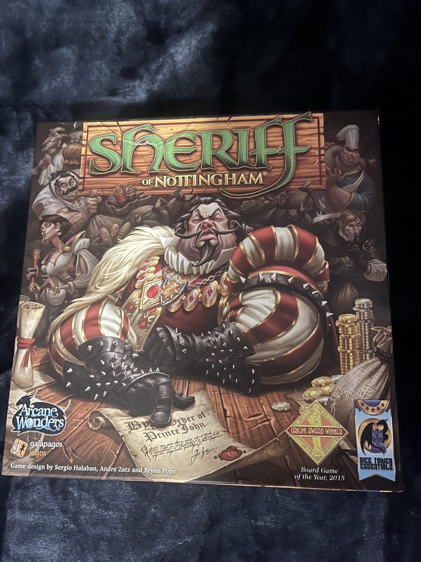 1st Edition Sheriff Of Nottingham Game + Dungeon