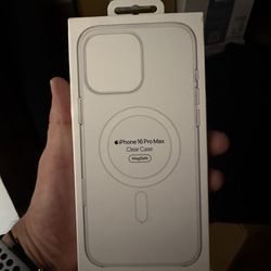 iPhone 16 pro max Apple clear MagSafe case