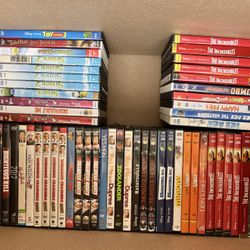 550+ DVDs