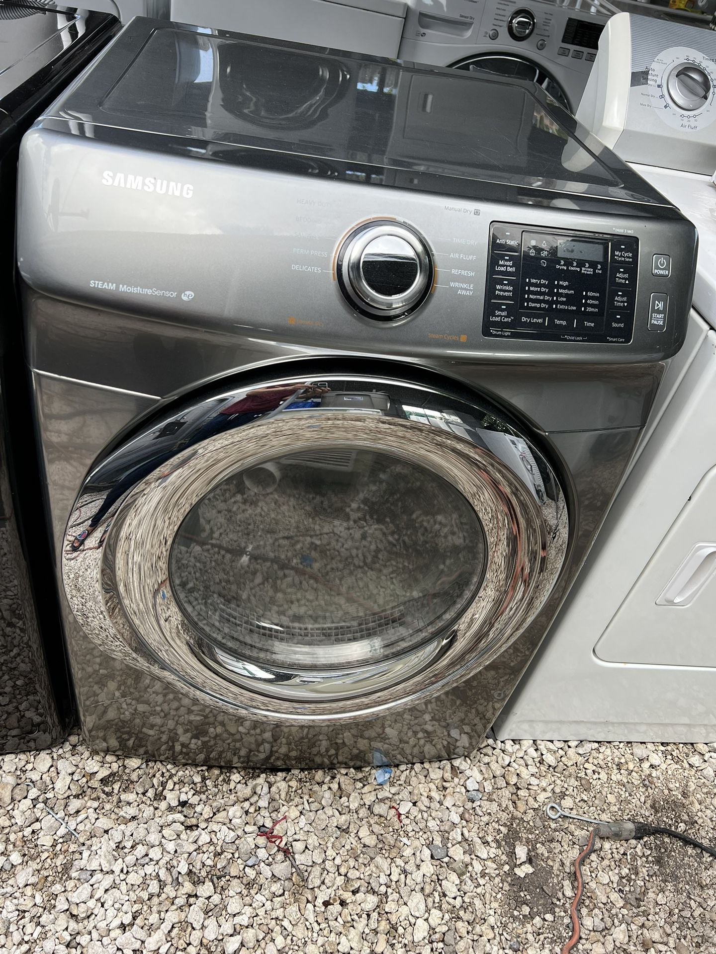 Samsung Washer And Dryer Set Gray Working Perfectly Fine for Sale in
