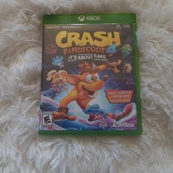 XBOX ONE . XBOX SERIES X Crash Bandicoot 4 It's About Time 
