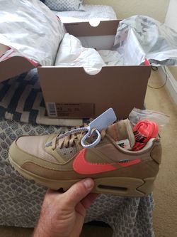Nike air max off white size 13 worn 1 time