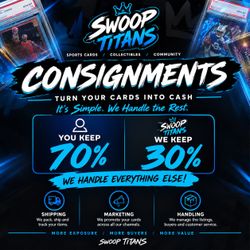 Open Consignments - Get More For Your Cards - We Do All The Work