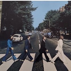 Framed Art - Beetles Abbey road 