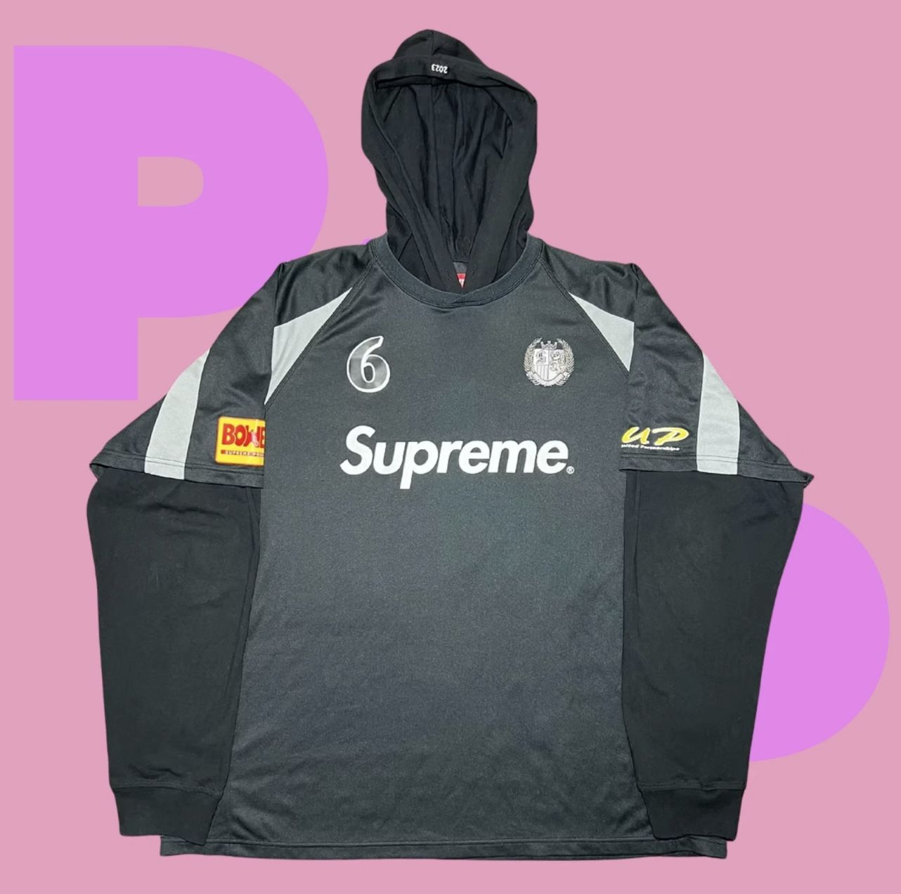 Supreme Hooded Soccer Jersey (XX-Large)