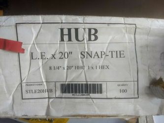 Various sizes of concrete forming Snap Ties