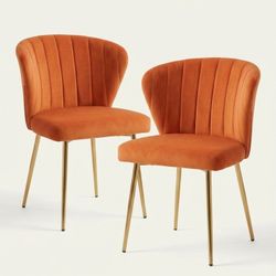 Velvet Accent Chairs