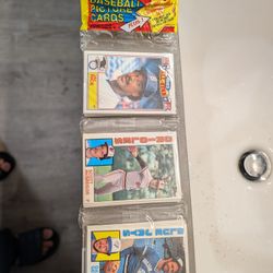 1984 Topps Baseball Rack Pack With All Star Card