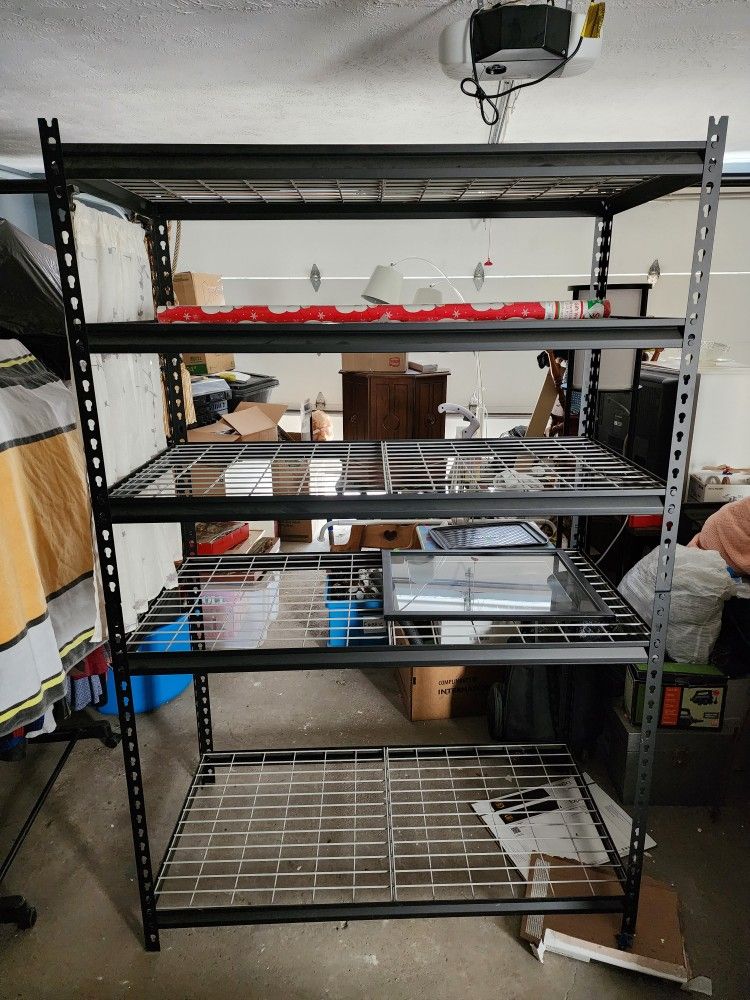 Metal Rack 47" Wide × 72" Tall