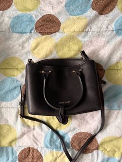Nine West Black Crossbody Satchel Handbag