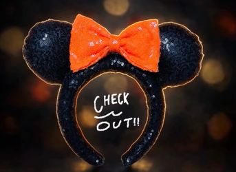 Halloween Minnie ears