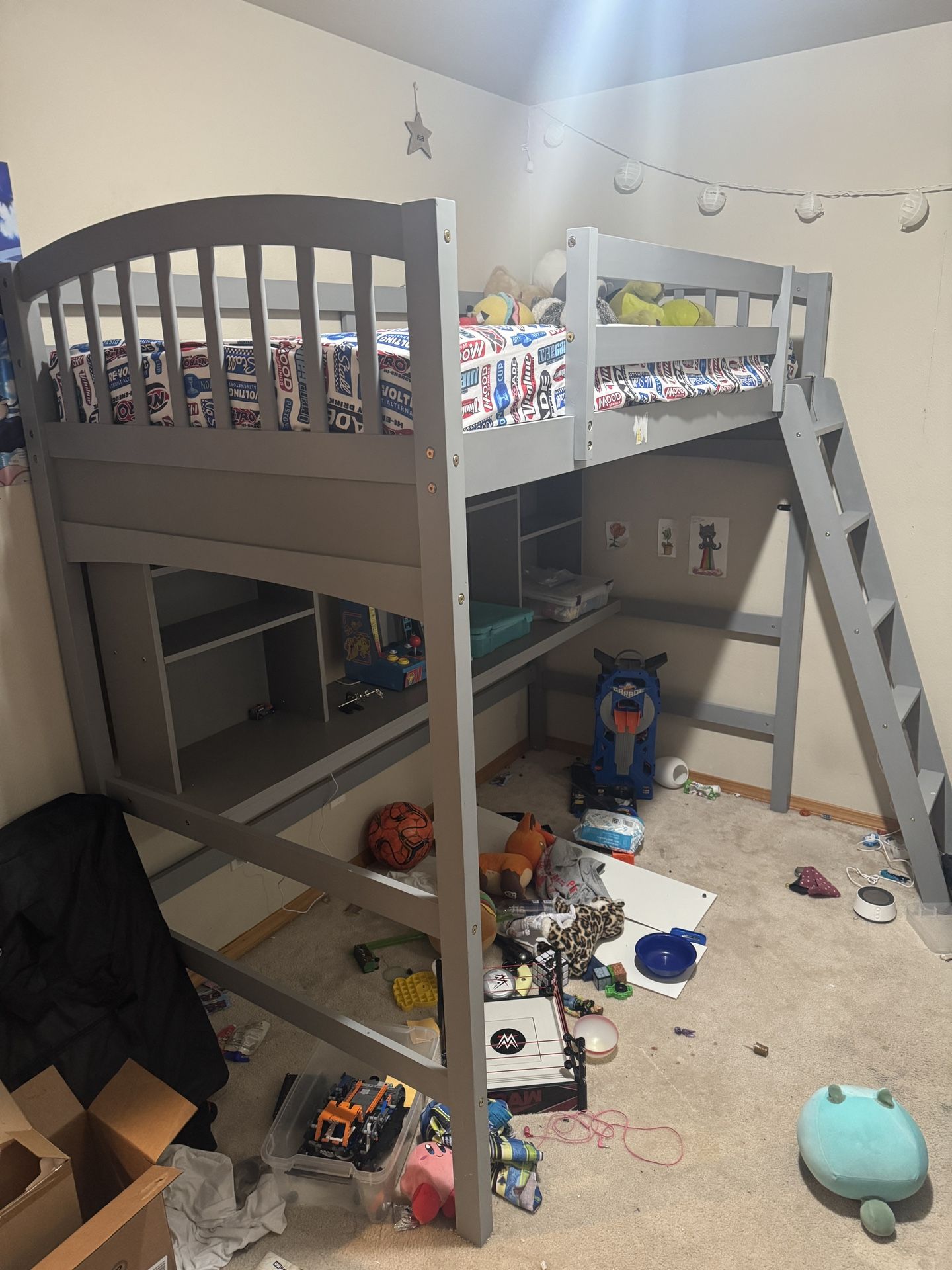Wayfair Bunk Bed With Under desk Including Mattress