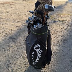 Callaway bag and golf club set