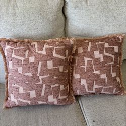 Pink Patterned Pillows!