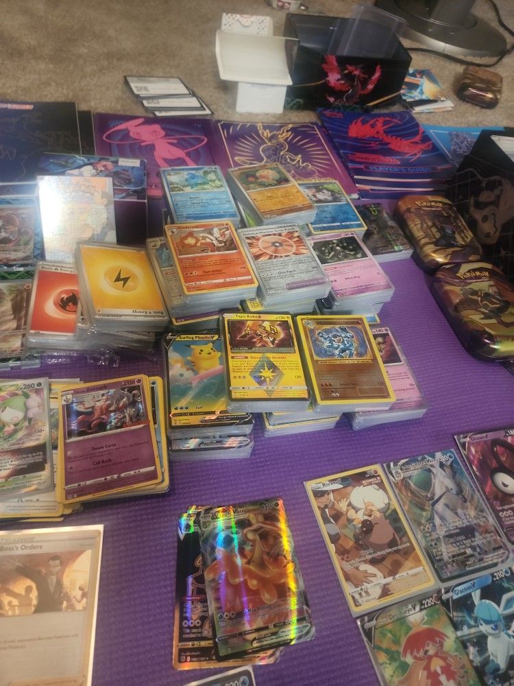 Big Variety Collection Of Pokemon Cards