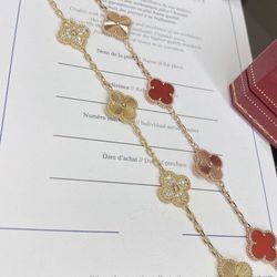 New Van Cleef & Arpels four-leaf bracelet(ffiio8685)
