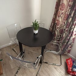 Dining Table With Four Chairs