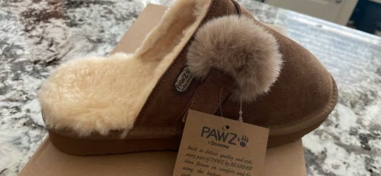 Bear Pawz Hard Sole Slipper/shoe NWT Size 9