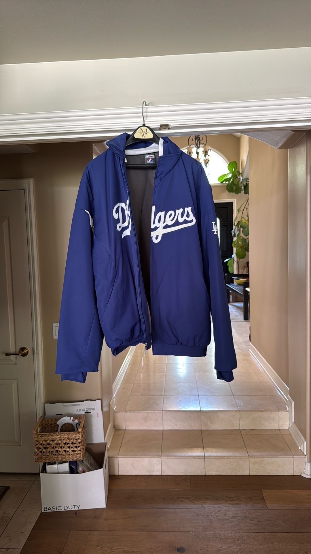 Los Angeles Dodgers Vintage Majestic Authentic Collection Baseball Jacket XL
