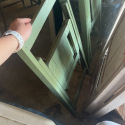 3 Antique Fold Up Chairs