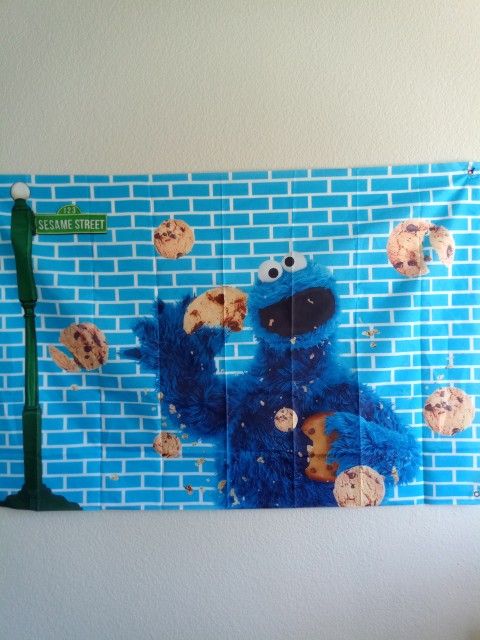 Cookie Monster Backdrop And Party Decor