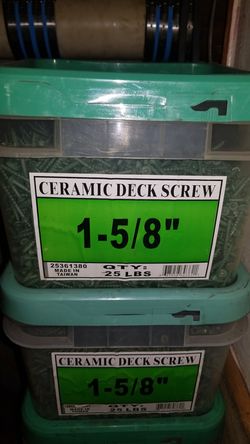 Deck screws 25lb