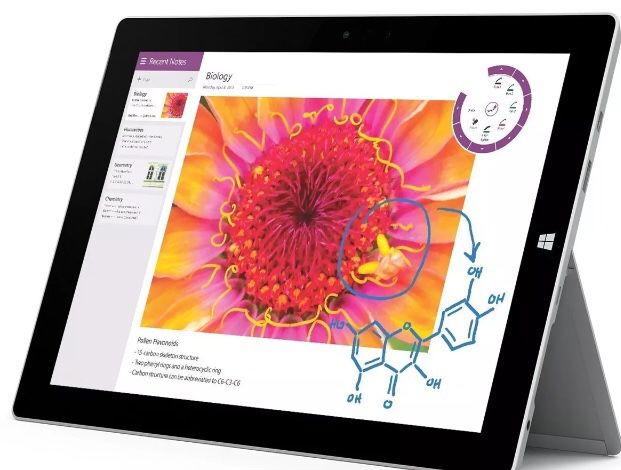 Microsoft surface pro 3 tablet
