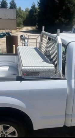 Aluminum tool box and aluminum bed rack