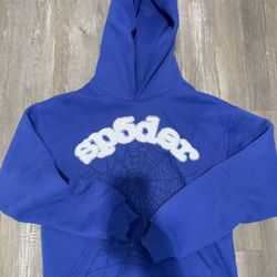 Blue Sp5der Hoodie