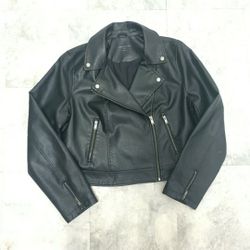 #10185-4  🔥🔥Faux Leather Jacket - Aeropostale🔥🔥,XXL,Black.