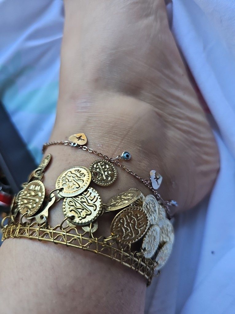 New Copper Anklet Gypsy Woman From Egypt