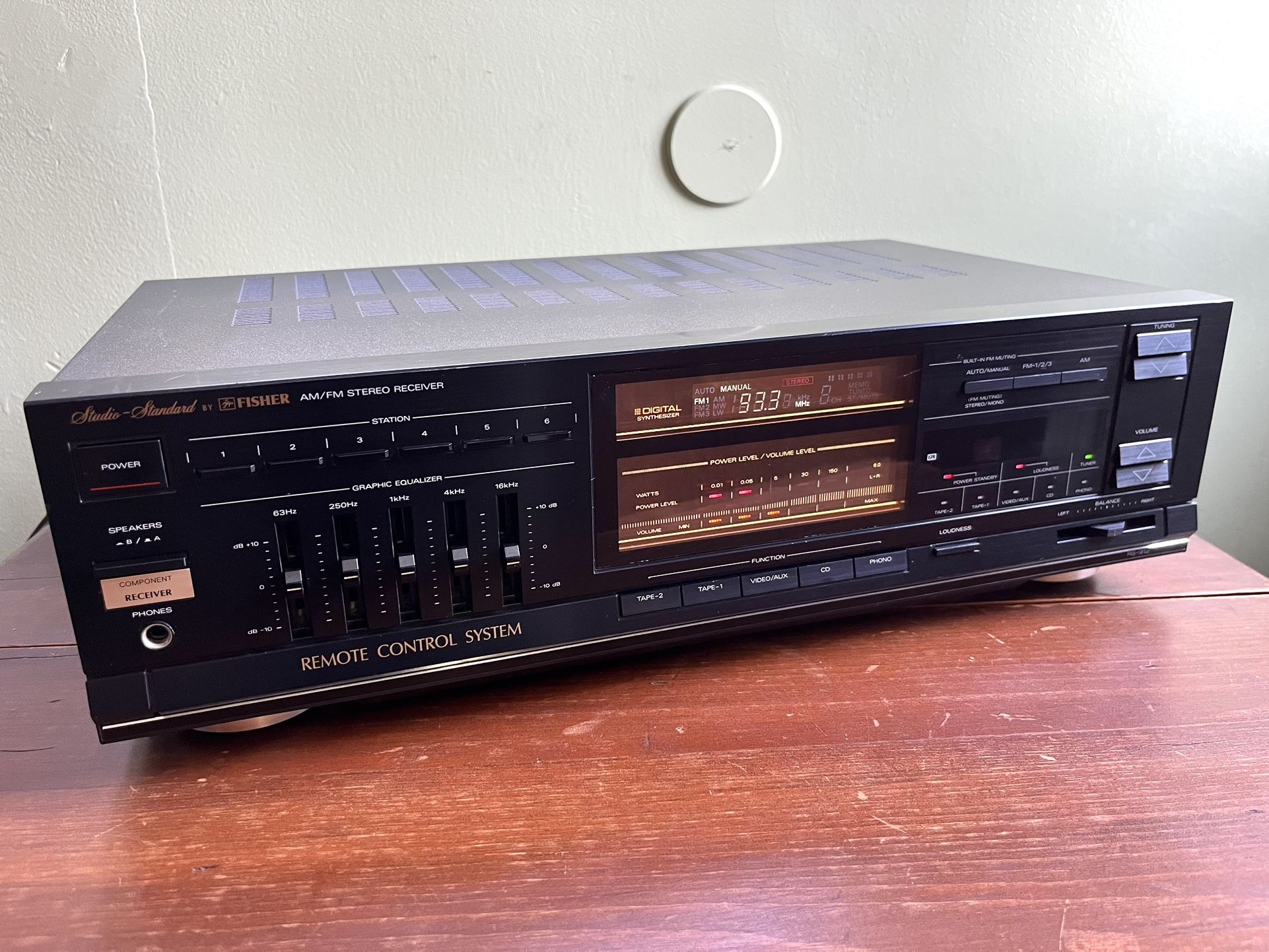 Fisher RS-912 Vintage Receiver - 75 Watts/Ch, Made in Japan