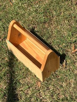 Wood tool box