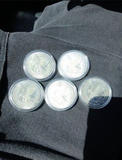 American silver eagles
