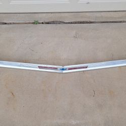 Original 1964 Chevrolet Impala Belair Hood Lip Molding Trim Emblem