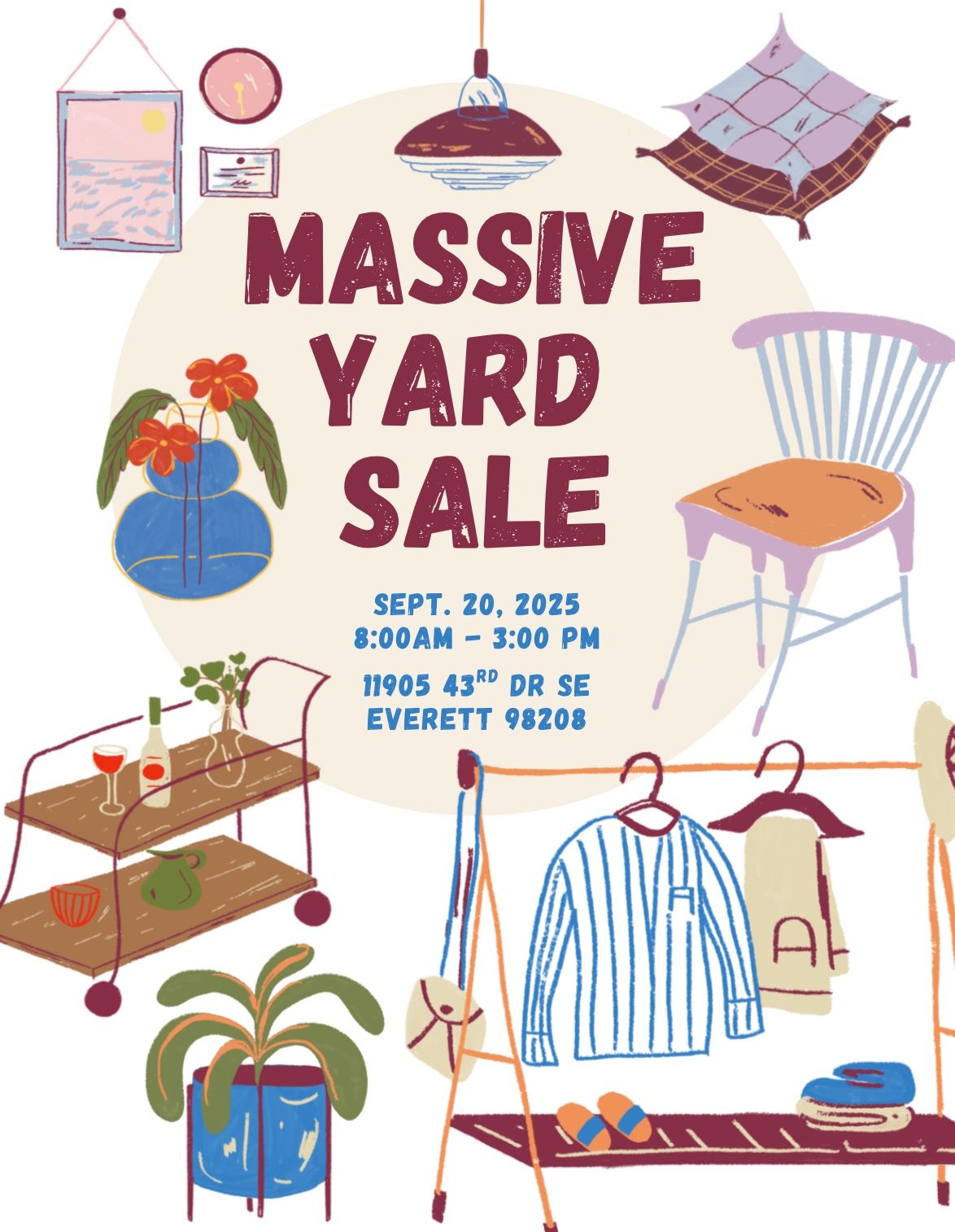 MASSIVE YARD SALE