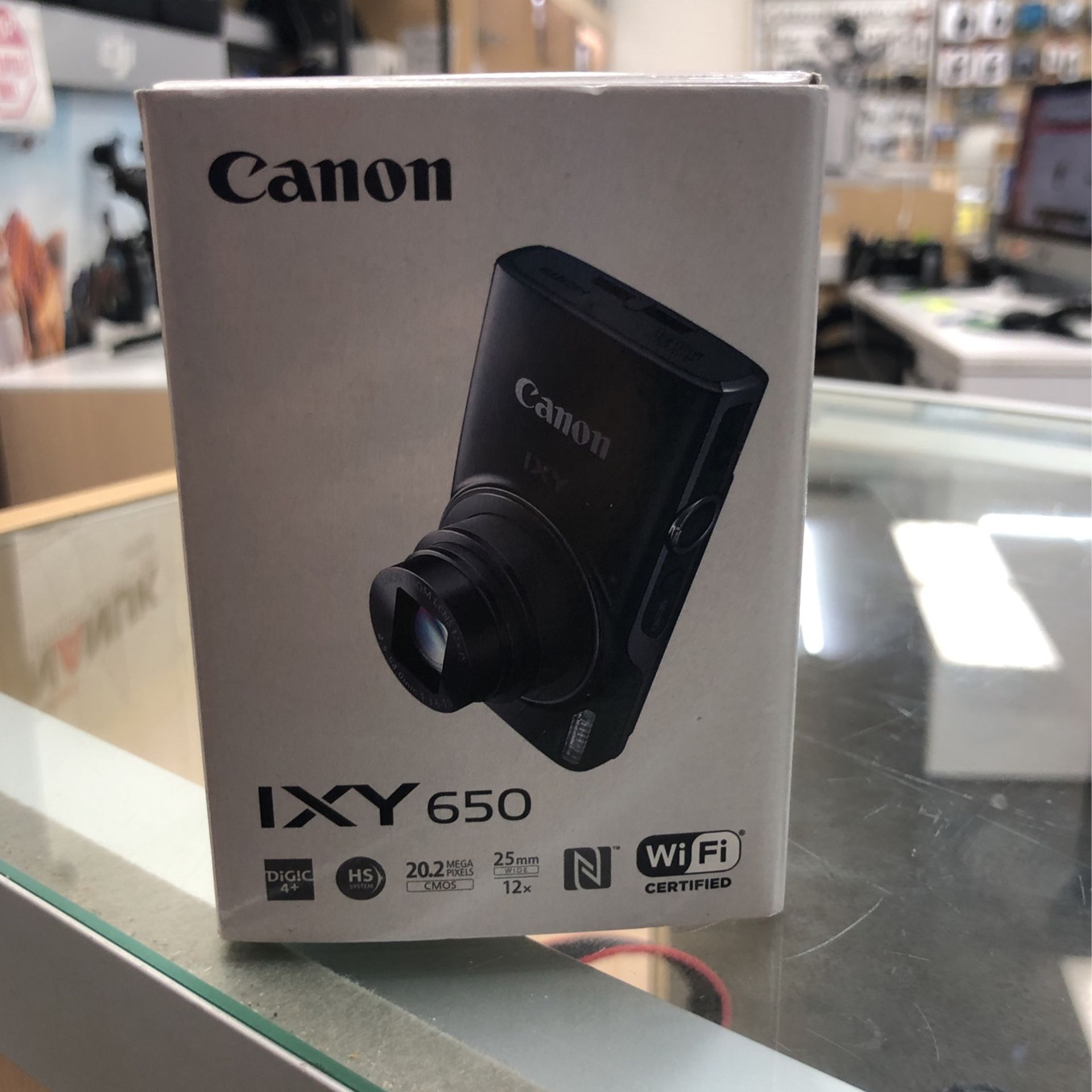 Canon Ixy 650 Silver Camera